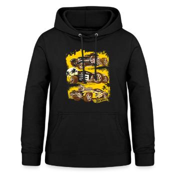 Hot Wheels Hot Rod - Frauen Hoodie - Schwarz - Vorne - AI Model Female 172 light (172cm)