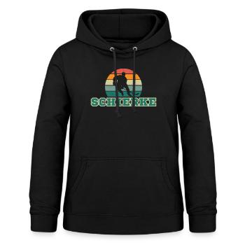 Schierke, meine Stadt! - Frauen Hoodie - Schwarz - Vorne - AI Model Female 172 light (172cm)