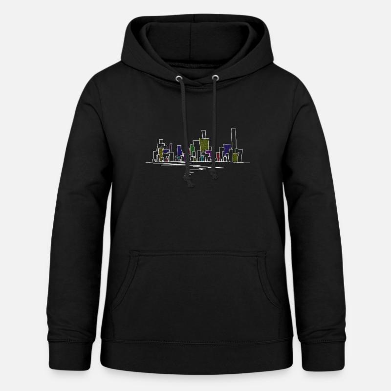 skyline - Women's Hoodie - black