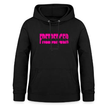 Freiberger Pferde Design - Frauen Hoodie - Schwarz - Vorne - AI Model Female 172 light (172cm)