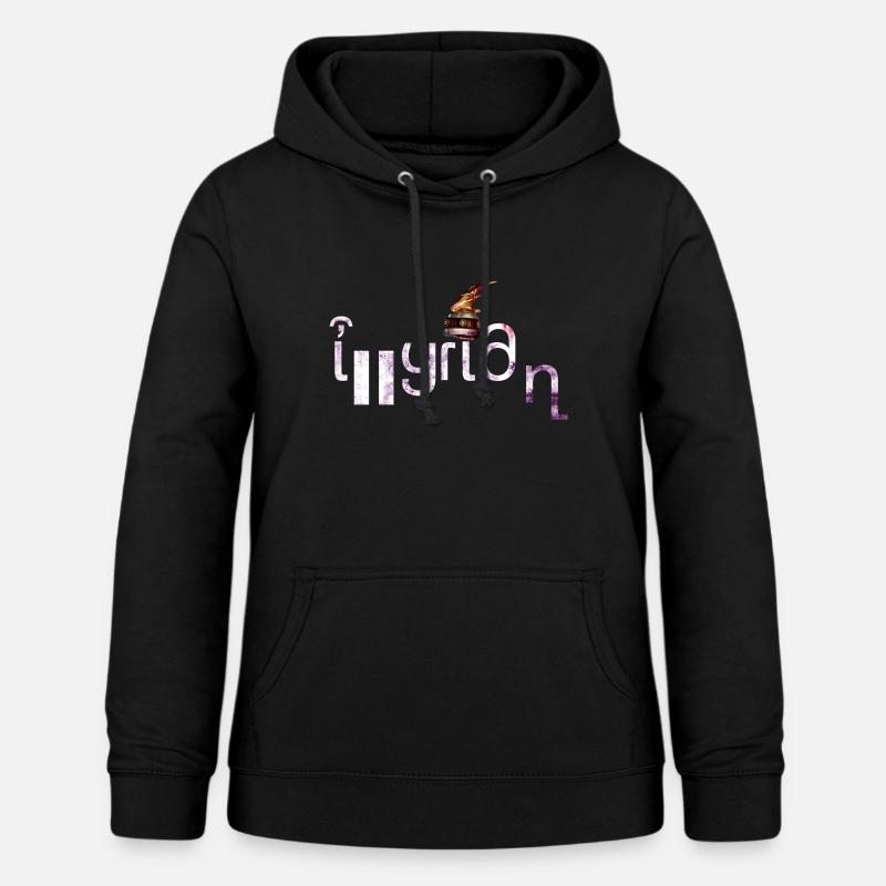 Illirico - Felpa con cappuccio da donna - nero