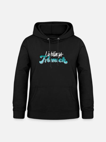 Lieblingsmensch - Frauen Hoodie - Schwarz