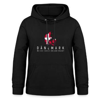 Dänemark – Wo die Seele Urlaub macht - Frauen Hoodie - Schwarz - Vorne - AI Model Female 172 light (172cm)