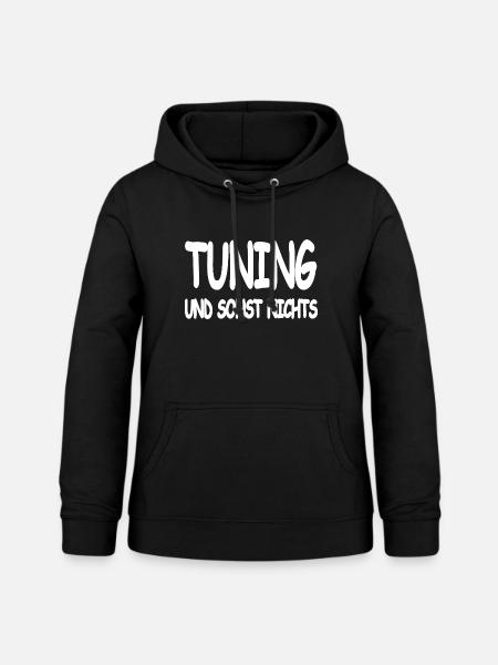Tuning - Frauen Hoodie - Schwarz