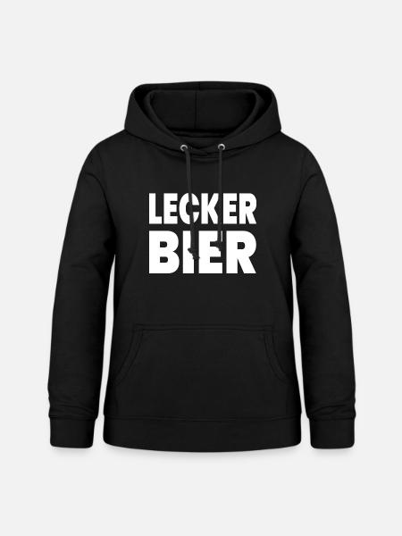 Bier - Frauen Hoodie - Schwarz