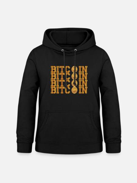 Bitcoin - Frauen Hoodie - Schwarz