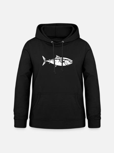 Forelle - Frauen Hoodie - Schwarz