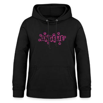 Gift for Angelie - Women's Hoodie - black - Front - AI Model Female 172 light (172cm)