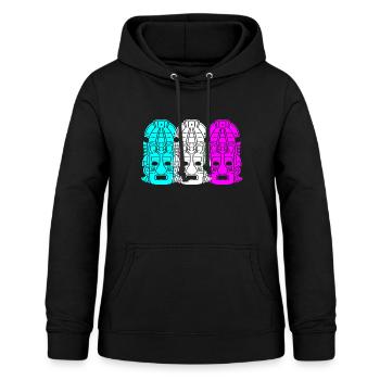 Maya kalender aztec Inka - Frauen Hoodie - Schwarz - Vorne - AI Model Female 172 light (172cm)