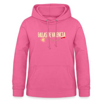 Fallas de Valencia Traca - Sweat à capuche Femme - rose - Devant - AI Model Female 172 light (172cm)