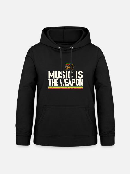 Reggae Music - Frauen Hoodie - Schwarz