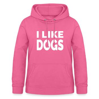 canine - Sweat à capuche Femme - rose - Devant - AI Model Female 172 light (172cm)