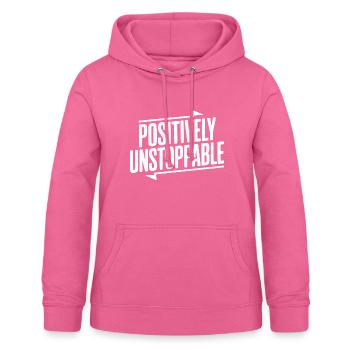 Absolut unaufhaltsam - Frauen Hoodie - Pink - Vorne - AI Model Female 172 light (172cm)