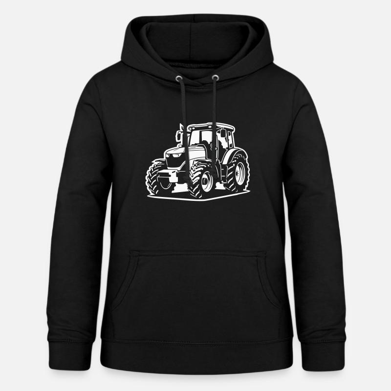 Tractor / tractor / tractor (difference picture) - Women's Hoodie - black