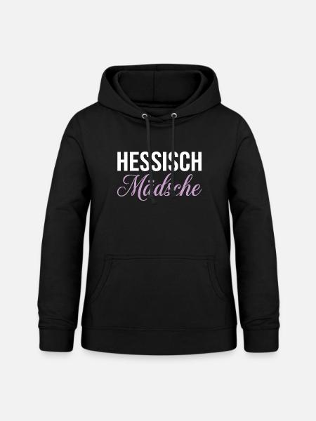 Hessisch Mädische Stil - Frauen Hoodie - Schwarz