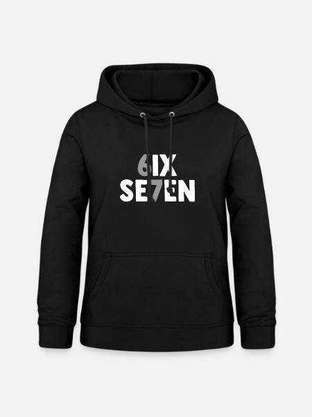 Six Seven - 67 - Meme - Basketball - 6-7 - Frauen Hoodie - Schwarz