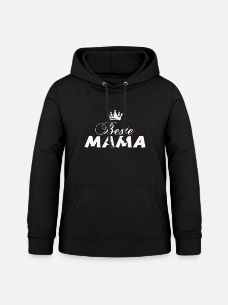 Beste Mama mit Krone - Frauen Hoodie - Schwarz