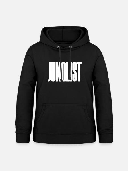 Junglist fettes Logo - Frauen Hoodie - Schwarz