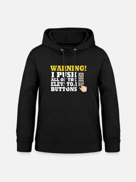 Aufzug - Frauen Hoodie - Schwarz