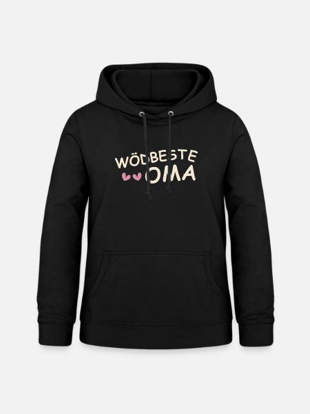 Wödbeste Oma - Frauen Hoodie - Schwarz