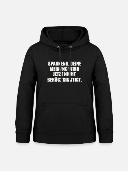 Sarkasmus Geschenkidee - Frauen Hoodie - Schwarz