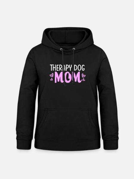 Therapiehund - Frauen Hoodie - Schwarz