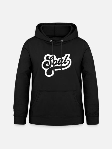 Soul Script Retro-Logo - Frauen Hoodie - Schwarz