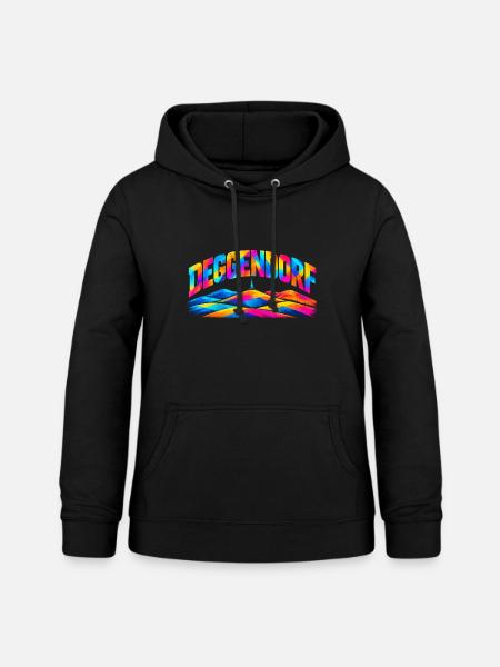 Deggendorf - Frauen Hoodie - Schwarz