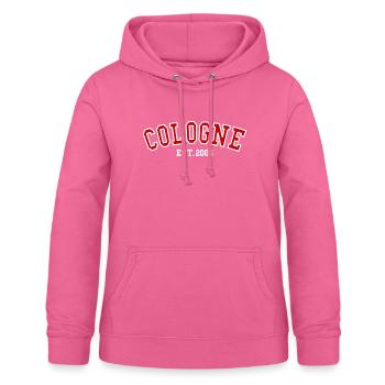 Köln gegründet 2006 - Frauen Hoodie - Pink - Vorne - AI Model Female 172 light (172cm)