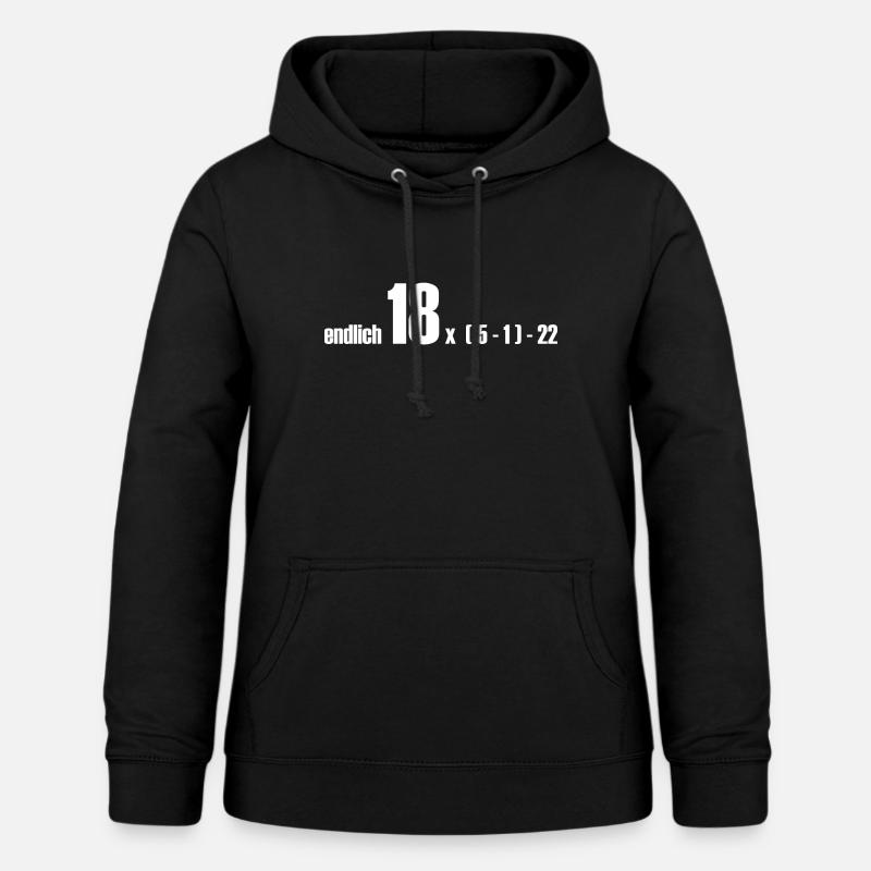 endlich 18 oder doch 50? - Frauen Hoodie - Schwarz