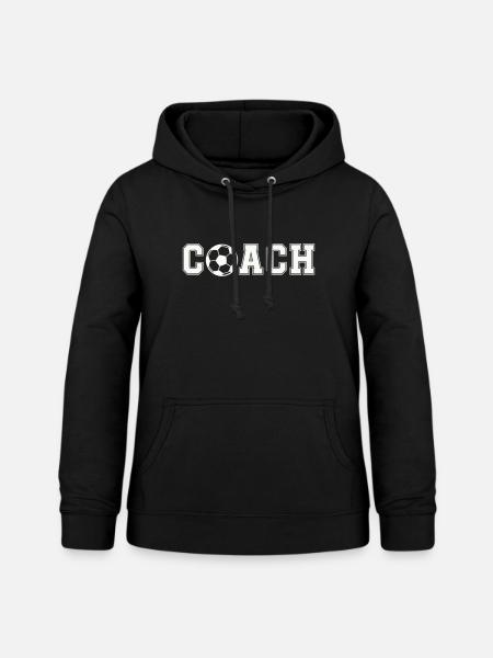 Fußball Coach - Frauen Hoodie - Schwarz