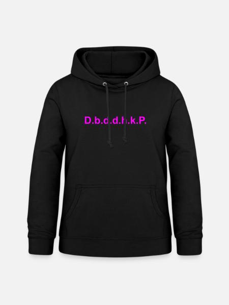 d.b.d.d.h.k.p. - Frauen Hoodie - Schwarz