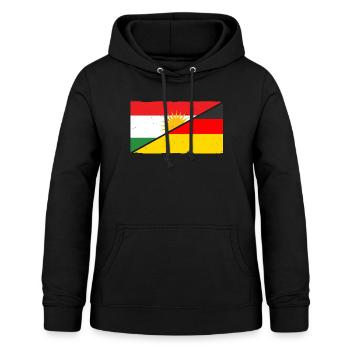 Kurdes Allemagne Kurdistan - Sweat à capuche Femme - noir - Devant - AI Model Female 172 light (172cm)