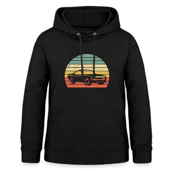 Classic Vintage Car V8 Muscle Car Geschenk - Frauen Hoodie - Schwarz - Vorne - AI Model Female 172 light (172cm)