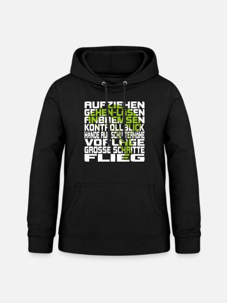 GleitschirmStart - Paragliding - Frauen Hoodie - Schwarz