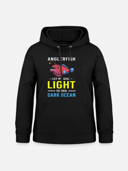 Anglerfisch - Frauen Hoodie - Schwarz