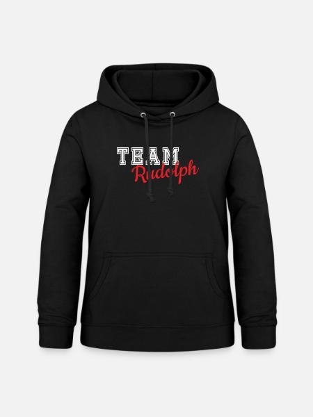 Team Rudolph - Frauen Hoodie - Schwarz