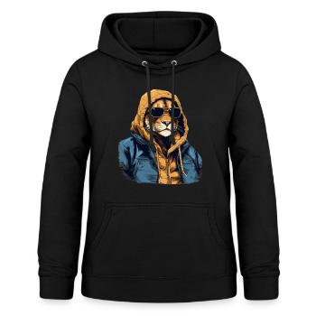 Mountain Lion Street Climates | lovers - Women's Hoodie - black - Front - AI Model Female 172 light (172cm)