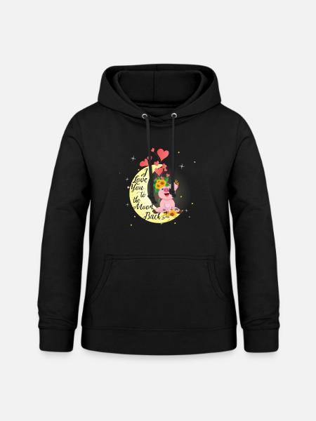 Dreckige Sau Schwein - Frauen Hoodie - Schwarz