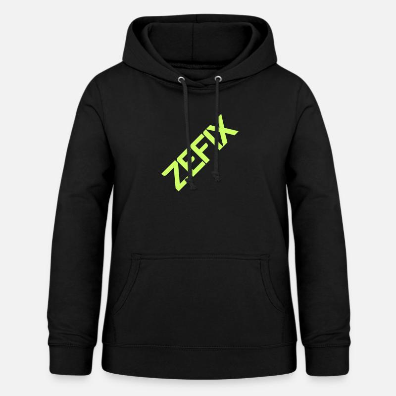 Zefix - Sweat à capuche Femme - noir