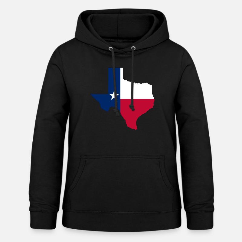 Texas - Sweat à capuche Femme - noir