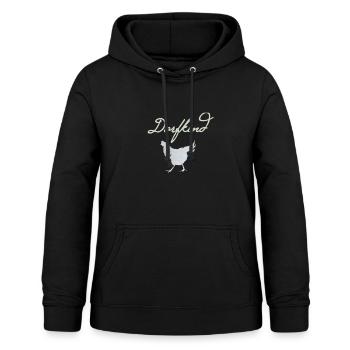 Dorfkind - Frauen Hoodie - Schwarz - Vorne - AI Model Female 172 light (172cm)