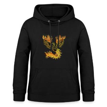 Phoenix - Women's Hoodie - black - Front - AI Model Female 172 light (172cm)