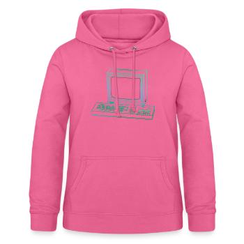 Aperçu de l'Amstrad CPC464 - Sweat à capuche Femme - rose - Devant - AI Model Female 172 light (172cm)