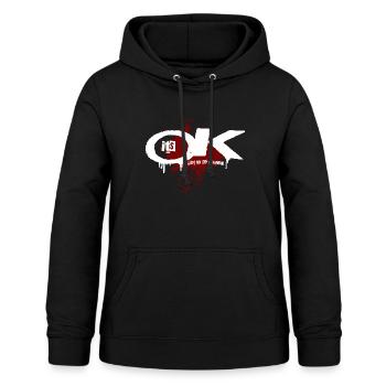 Its OK not to be perfect splash - Frauen Hoodie - Schwarz - Vorne - AI Model Female 172 light (172cm)