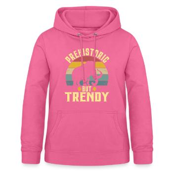 Wollmammut Prähistorischer Mammutmensch - Frauen Hoodie - Pink - Vorne - AI Model Female 172 light (172cm)