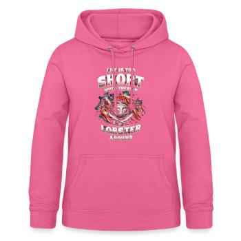 Allergie au homard - Sweat à capuche Femme - rose - Devant - AI Model Female 172 light (172cm)