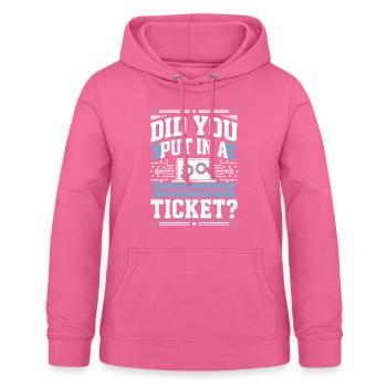 Did You Put In A Ticket? IT Support Programmierer - Frauen Hoodie - Pink - Vorne - AI Model Female 172 light (172cm)