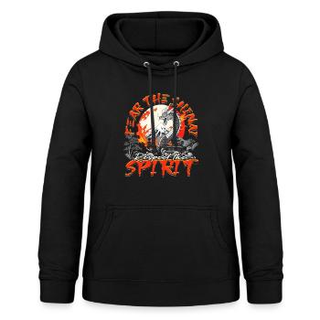 Kendo Arts Martiaux Japonais - Sweat à capuche Femme - noir - Devant - AI Model Female 172 light (172cm)