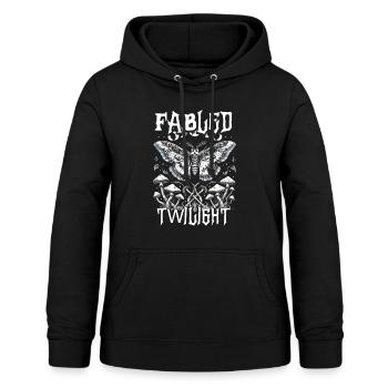 Fairycore Fee Gotisch - Frauen Hoodie - Schwarz - Vorne - AI Model Female 172 light (172cm)